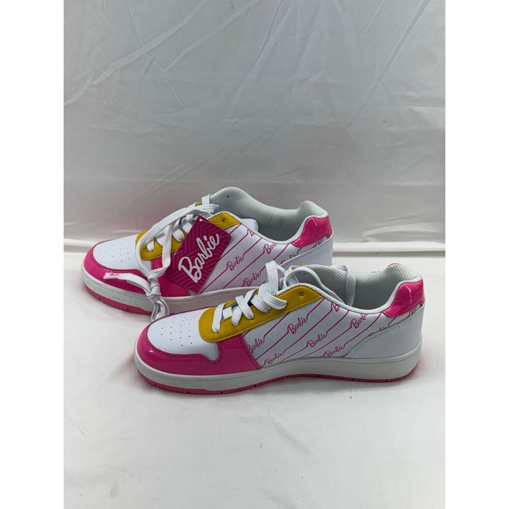 Barbie Pink and Yellow Women's Sneakers New With Tags Size 10